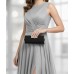 Evening Bag - Hard Case w/ Clear Acrylic Stones  Accent Flap Closure - Black - BG-M1023SL-BK